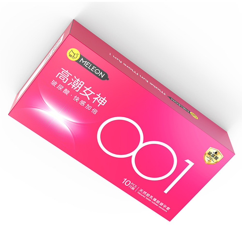 Secret Love Orgasm Goddess 001 Hyaluronic Acid Condom Jelly Box Ultra-Thin Condom Couple Adult Family Planning Supplies
