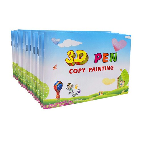 Manufacturer Wholesale 3D Printing Pen Album 13 Pictures Creative Paper Film Album Creative Graffiti Template Drawing Board