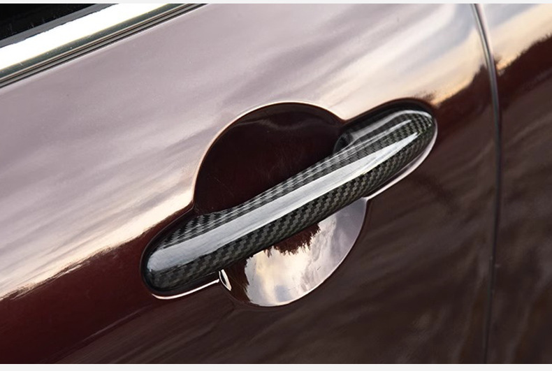 Suitable for Bmw Minif56F54F55F60 Real Carbon Fiber Exterior Handle Cover Carbon Fiber Door Handle Shell Modification