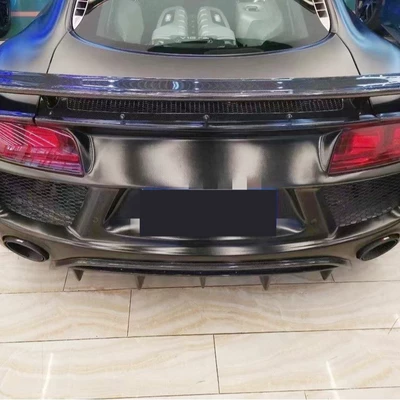 Car muffler Tail Throat Round Mouth