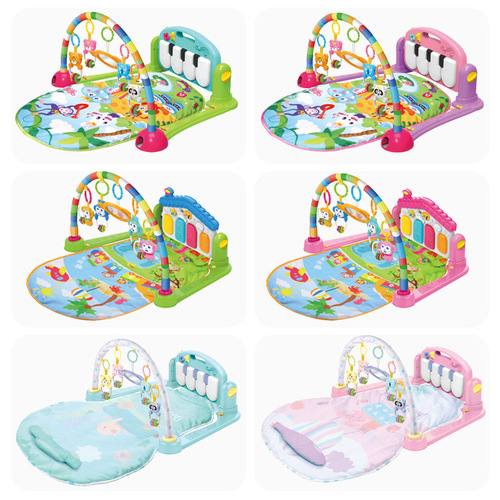 Cross-border best-selling Emperor's Baby Foot Piano Toy 0-1 year old newborn baby piano music fitness stand
