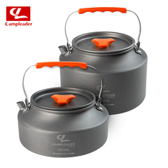 Outdoor aluminum alloy teapot kettle portable coffee pot around the stove to make tea kettle to make tea mountaineering camping pot