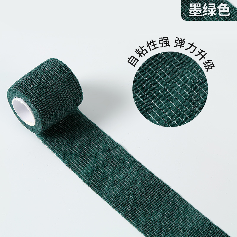 Fábrica al por mayor auto-adhesivo elástico dedo vendaje deportes cinta protectora de uñas no tejida auto-adhesivo dedo protección correa de rodilla