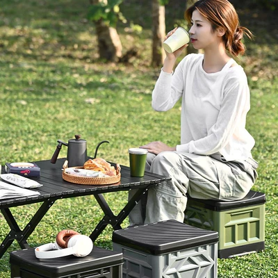 Outdoor Car-Mounted Toilet Portable Folding Toilet Toilet Hardener Emergency Camping Road Trip