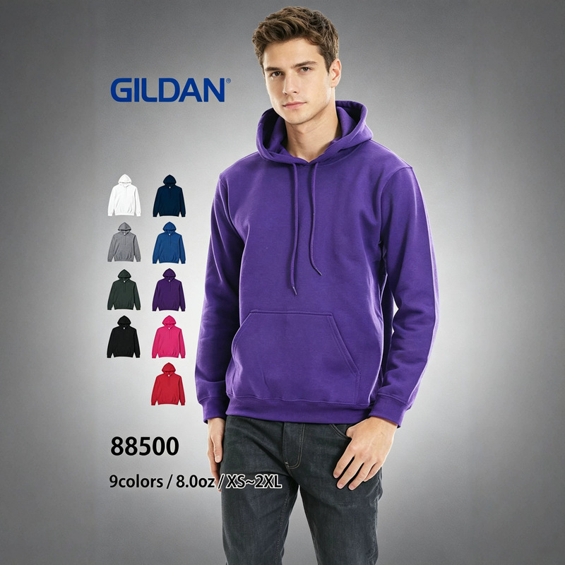 Gildan88500 Hooded Sweatshirt in Stock Gildan Thin Fleece Hooded Autumn and Winter Solid Color Sports Solid Color Jacket Gildan88500 Hooded Sweatshirt in Stock Gildan Thin Fleece Hooded Autumn and Winter Solid Color Sports Solid Color Jacket