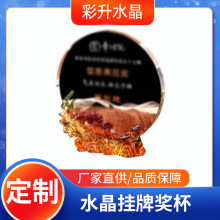 工艺品/水晶工艺品/礼品纪念品/授权牌水晶挂牌奖杯