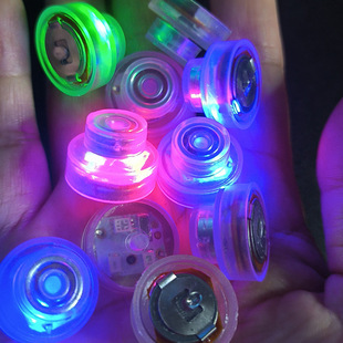 Light flashing windmill miniature bearing mobile phone case shoe bag jewelry base rotating bearing handmade mini rotating shaft
