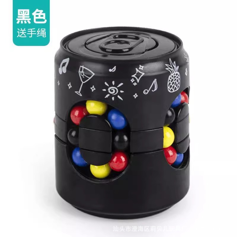 Hamburgo Rubik frijoles descompresivos de punta de dedo giroscopio bolas giratorias para niños puzzle creativo juguetes al por mayor transfronterizos