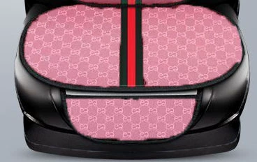 Universal for All Seasons, Single Seat | Seat cushion, seat cover - pink-lower-seat
