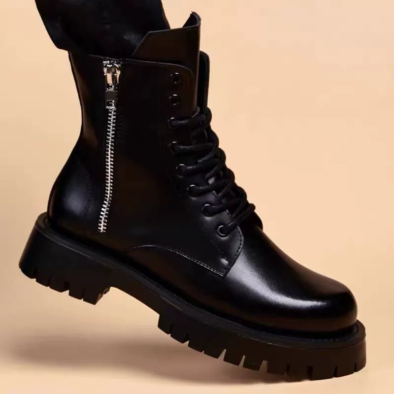 Мягкие кожаные ботинки Martin мужские 2024 зимние новые высокие ботинки