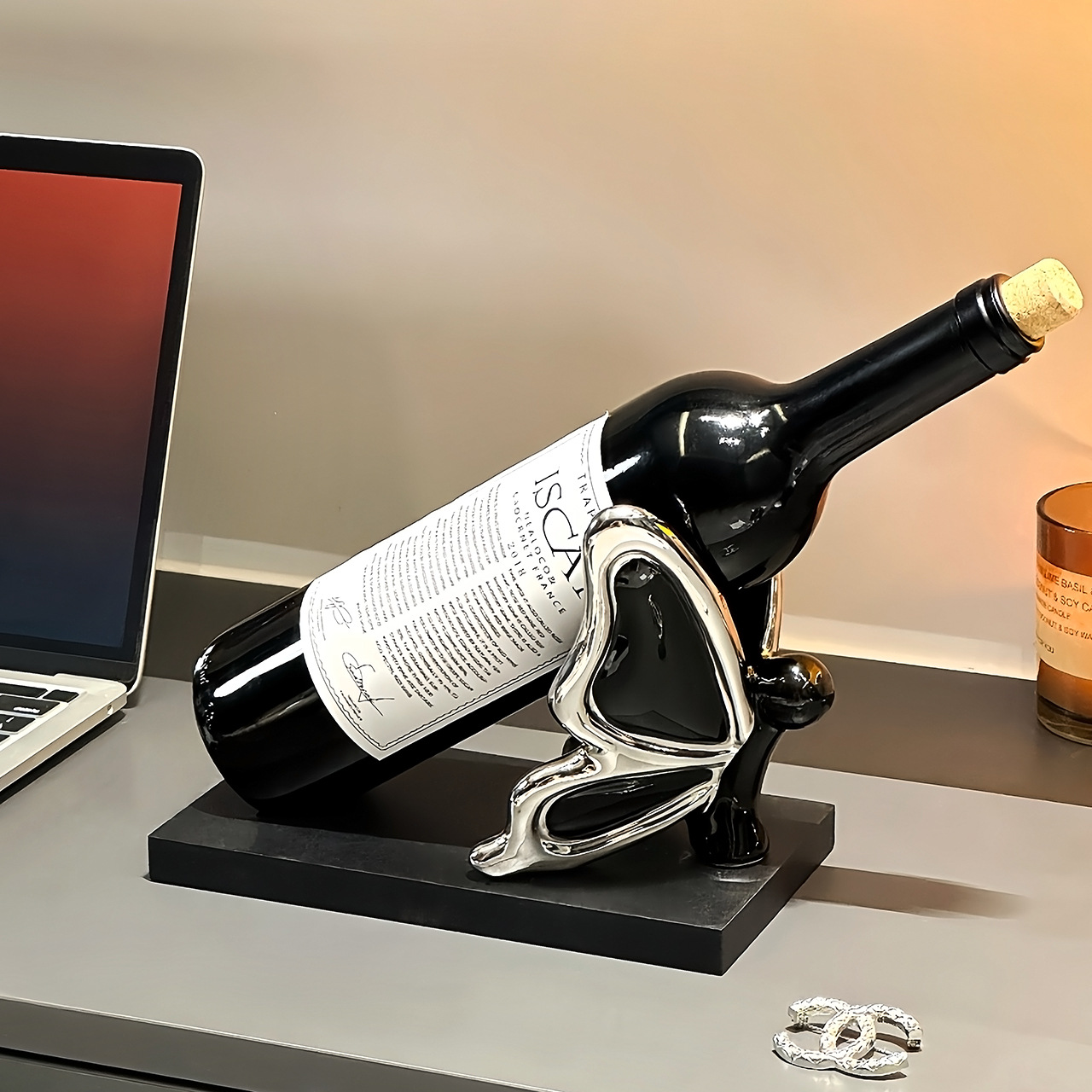 Creative Butterfly Wine Rack Ornaments Accessible Luxury High-End Home Living Room Sideboard Wine Cabinet Decorations High-End Soft Decoration