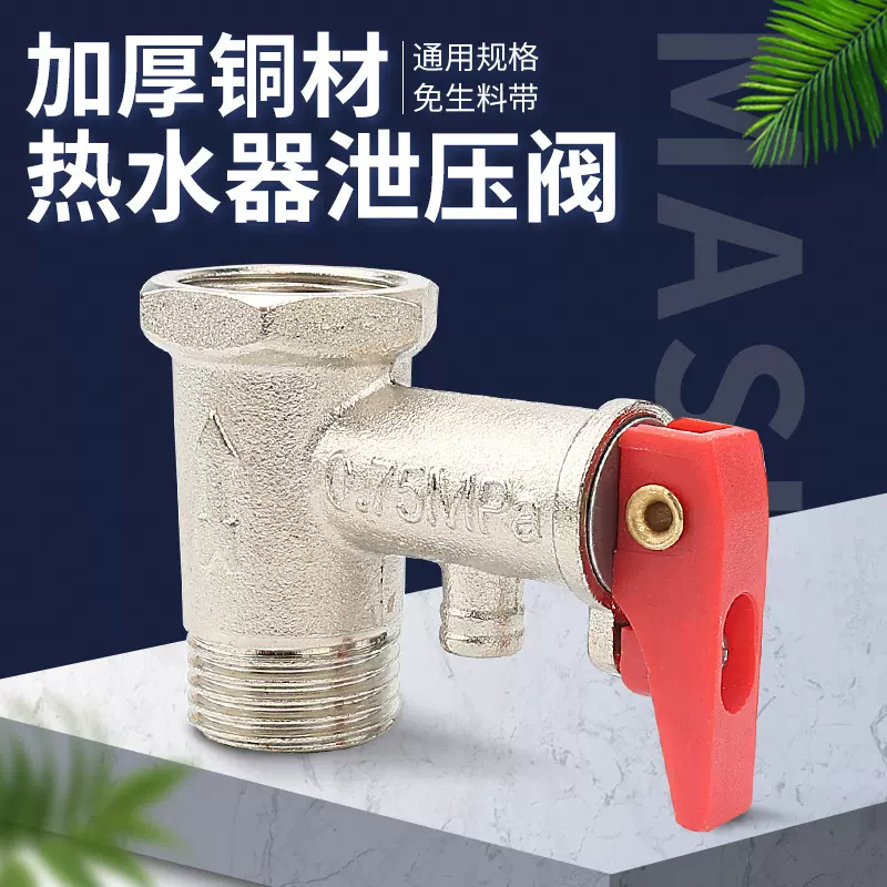 全铜电热水器安全阀止回阀泄压阀减压阀美的万和海尔通用配件