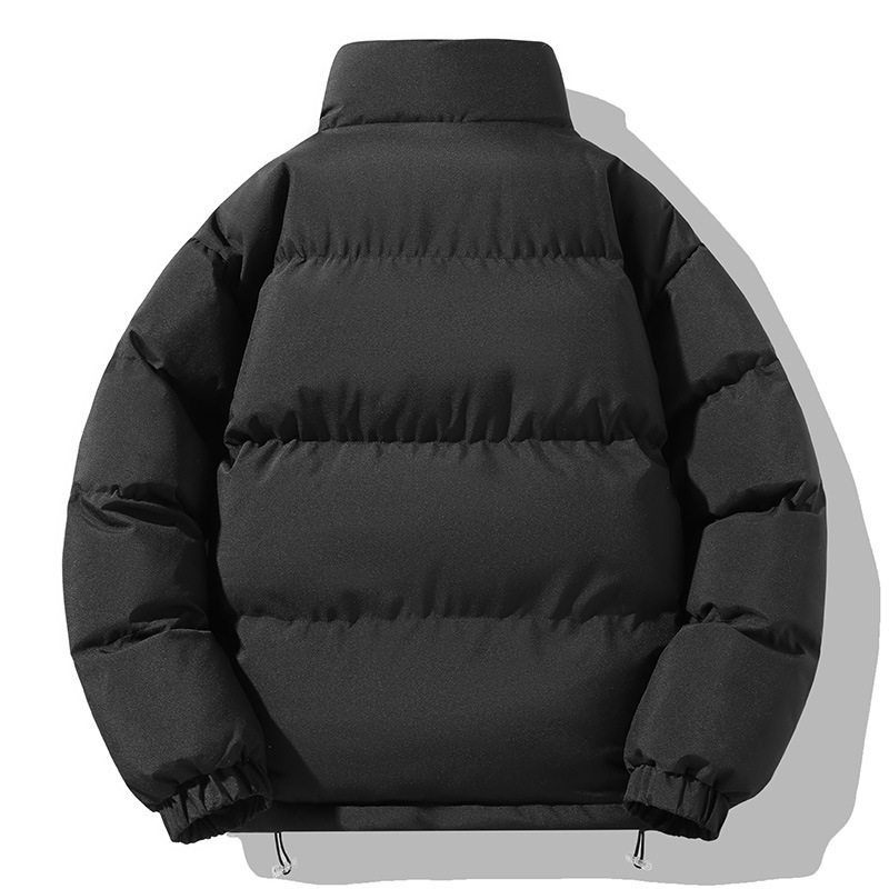 Hombres 2023 otoño e invierno nuevo abrigo de algodón acolchado abrigo de pan engrosado de la pareja deportiva de los hombres abrigo casual suelto a juego para mujeres