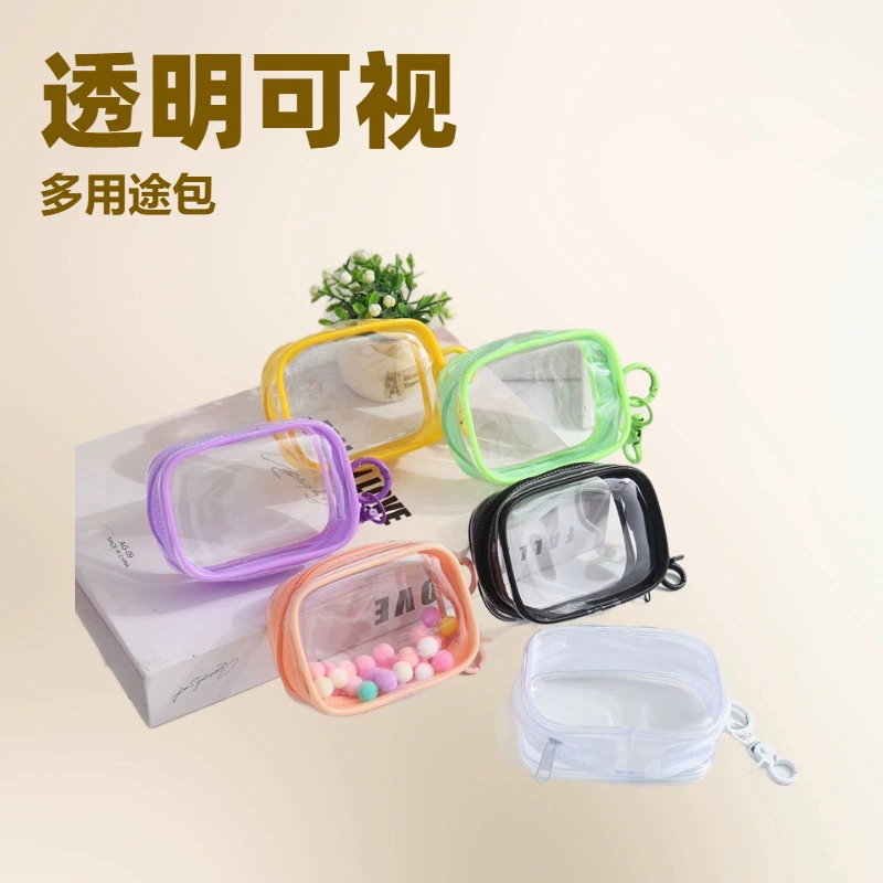 Labubu Bubble Mart Waba сумка ПВХ высокая прозрачность трехмерная сумка для загара