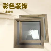 Сток 1,5*1,5 cm Творческий фоторамка декоративная рамка твердая деревянная фоторамка может быть окрашена