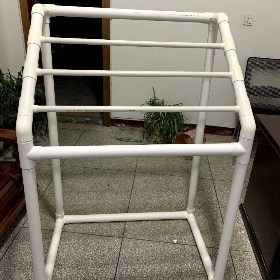PVC管架子DIY支架货架塑料置物架过滤盒架子多功能承重鱼缸硬管