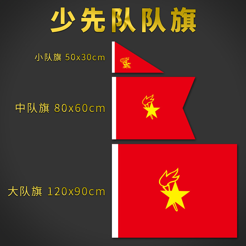 少先队中队旗手摇旗手持大队旗小队旗中队旗杆2号3号4号大队旗户|undefined