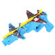 Summer Ejection Foam Aircraft Launching Pistol Hand Throwing Aircraft Outdoor Parent-Child Interactive Play Toys One-Button Ejection