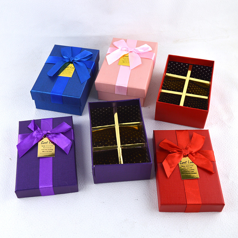 6颗巧克力盒母亲节糖果包装盒小包装格盒子厂家现货批发情人节