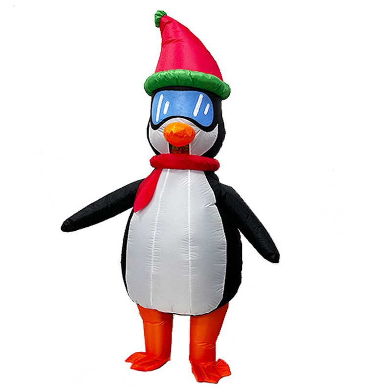 Traje inflable personalizado transfronterizo Traje de fiesta de Halloween Montar dinosaurio Alien Santa Claus Traje de muñeca de tiburón