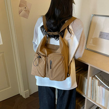 三用包包女士2026新款潮休闲轻便旅行双肩包大容量单肩斜挎水桶包