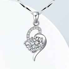 韩版心形吊坠项链 热卖心形LOVE吊坠 新款个性吊坠淘宝多多口袋帮