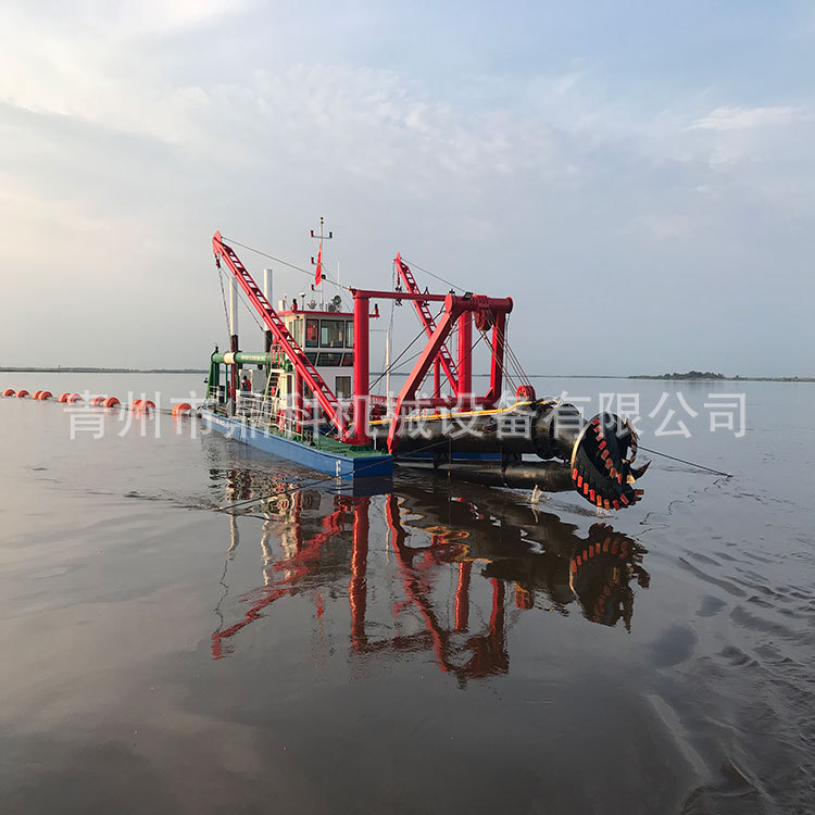 河南源头厂家 绞吸式挖泥船 抽沙抽泥设备 绞刀头配件 清淤疏浚船