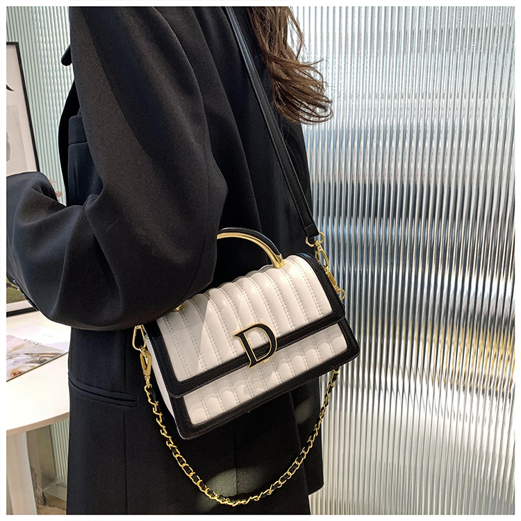 Hochwertige, leichte, luxuriöse, weiche Ledertasche mit bestickter Kette, kleine, duftende Tasche für Damen, vielseitige, modische Textur, One-Shoulder-Crossbody-Handtasche_voghion.com