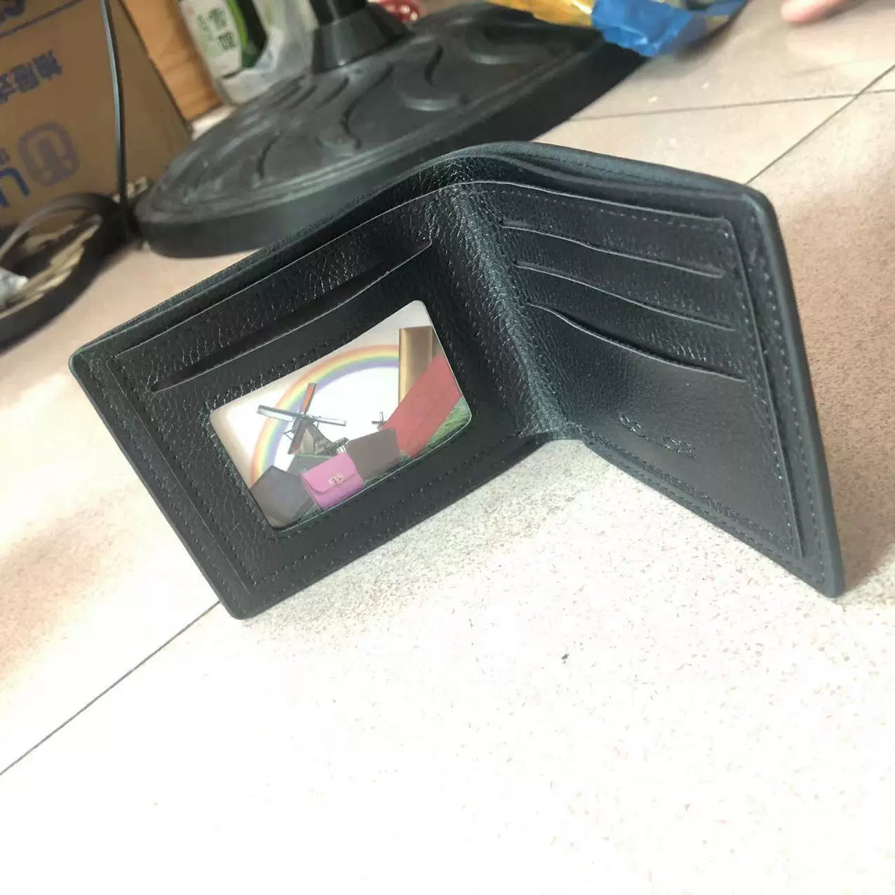 男士皮夹 复古潮流皮夹 简约小巧便携