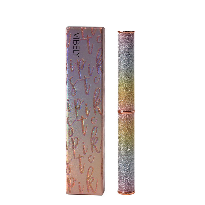 VIBELY Foreign Trade Starry Sky Shining matte Lipstick, non-stick cup, non-fading, small diamond heel Lipstick, cross-border wholesale undefined