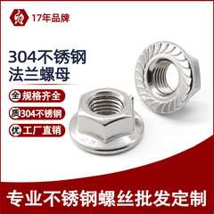 #6-32 #8-32 #10-24 #10-32歯付き緩み止めネジキャップ304ステンレス製英米製フランジナット