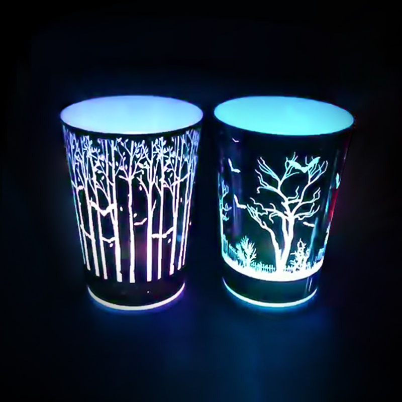 Fabricante LED taza luminosa de agua de inducción luminosa taza de agua bar cerveza taza de regalo atmósfera taza de bebida de plástico