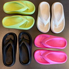 人字拖女款夏季室內家居休閒鞋沙灘厚底涼拖外穿增高夾腳防滑拖鞋