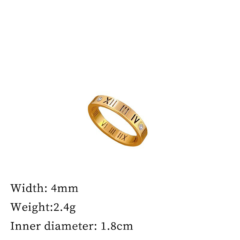 Minimalist Titanium Steel Jumping Ring For Men And Women, Simple_voghion.com