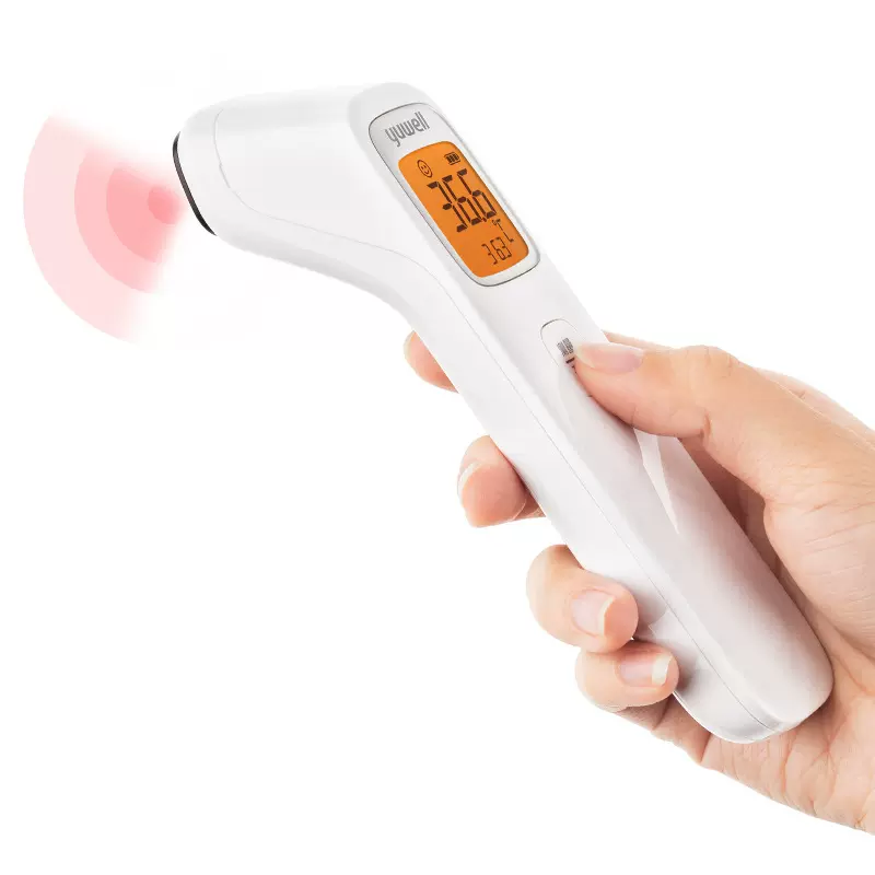 鱼跃额温计YHW-2婴幼儿童成人温度测量仪额温枪体温计额温枪机器