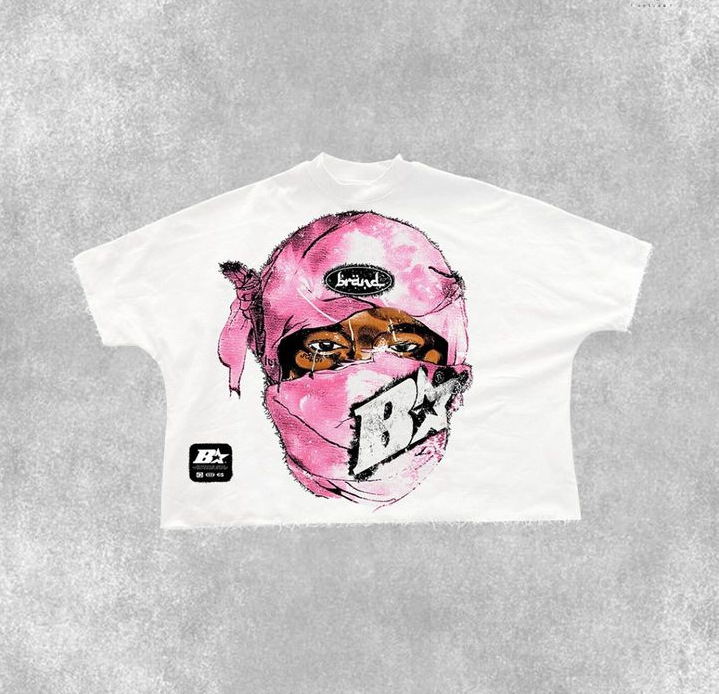 ルーズカジュアル柄Tシャツ 新原宿ヒップホップサイズ 和風レトロコットンプリント ゆったりオーダー半袖|undefined