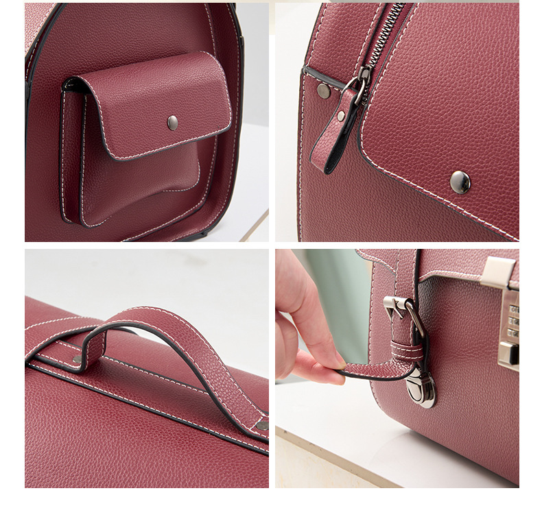 Motorcycle Universal Tail Bag, New Model Scooter Trunk Bag, Rear Trunk Storage Waterproof Leather Hanging Bag