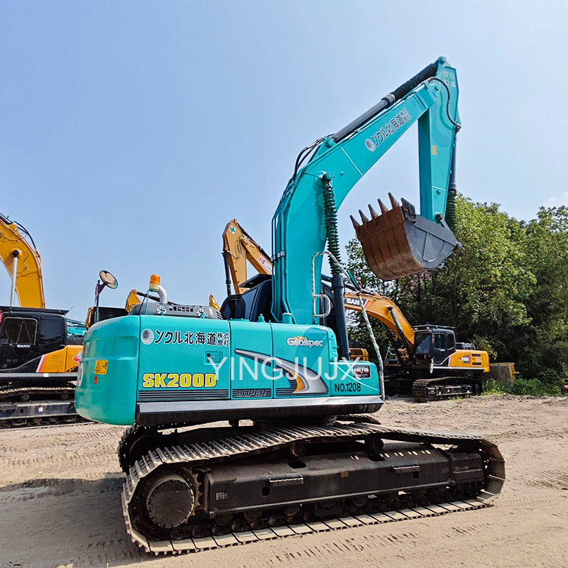 Exportación transfronteriza de KOBELCO Shengang SK200D Excavadora de gran tamaño image 4