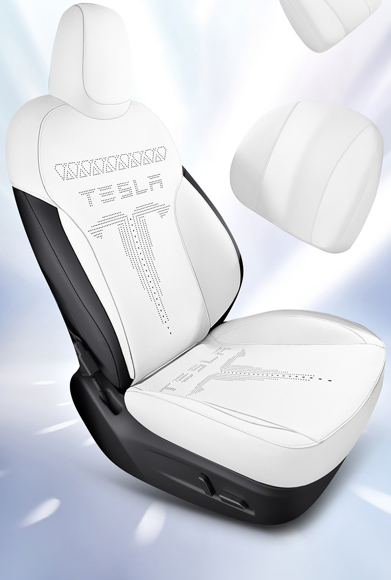 Suitable for the 2025 New Tesla Modely, Special Car Seat Cushion, Suede Leather Summer Saddle Pad, Car Seat Cover