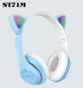 Foldable fashionable headphones, suitable for import, bluetooth, 71m