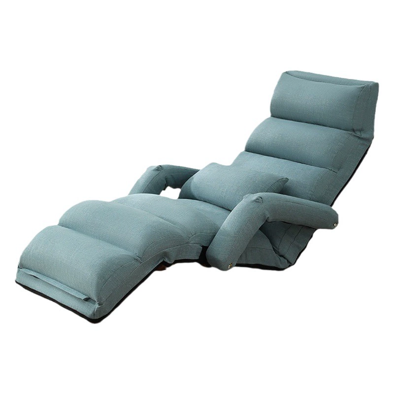 C1 Подлокотник с откидной спинкой Повседневный стул для спинки Домашний обеденный перерыв Односпальная раскладная кровать Двойного назначения Лежащий и спящий Ленивый диван