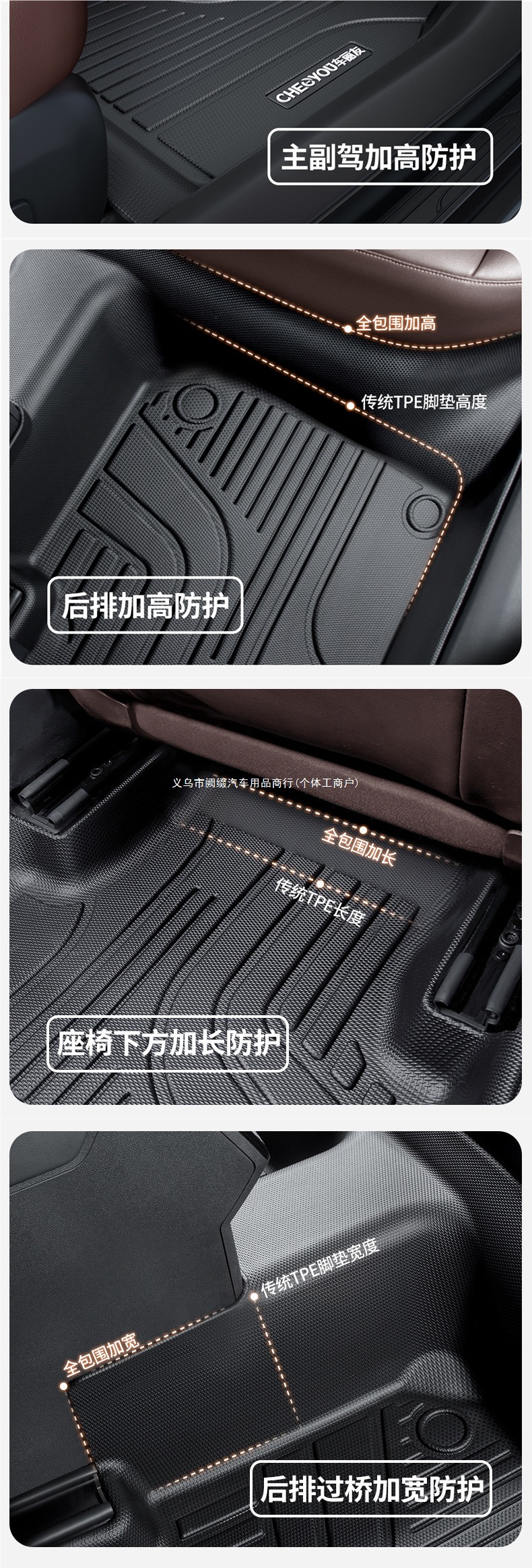 Suitable for Xpeng M03 G6 P7G7 G9 car G3iP5 full coverage TPE floor mats MOman