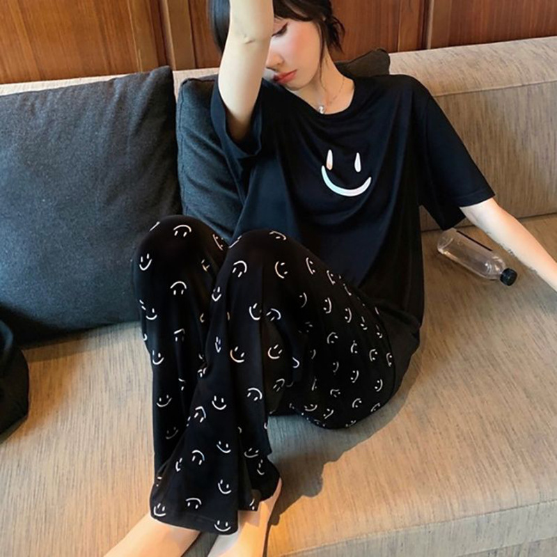 アイスシルクドレープパンツ 夏用 アイスシルク レトロレタープリント カジュアルパンツ レディース ワイドレッグパンツ 美脚効果 ハイウエスト|undefined