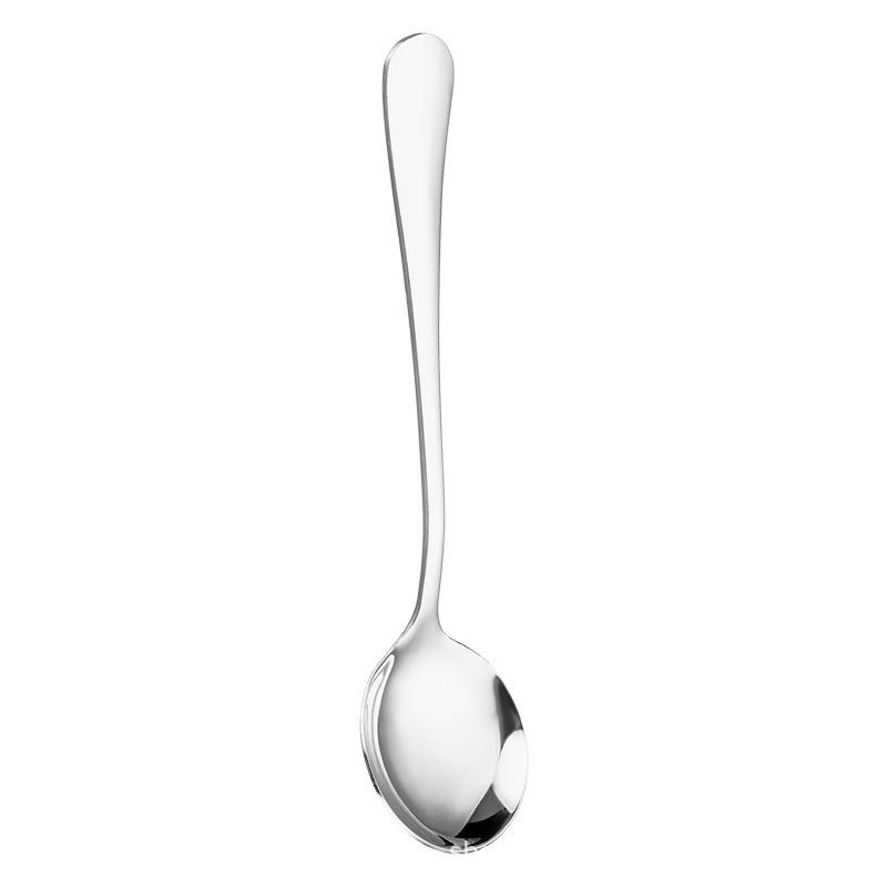 Korea-style Tredy Stailess Steel Creative Dessert Ad Coffee Household Small Spoo, Titaium-plated Roud-headed_voghion.com