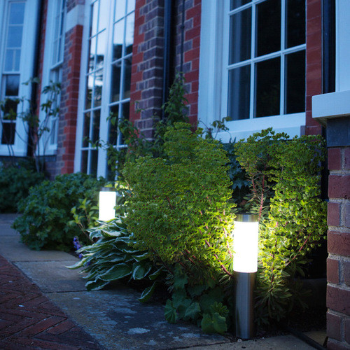 Outdoor solar cylindrical garden light home waterproof LED garden villa decorative street light solar lawn light