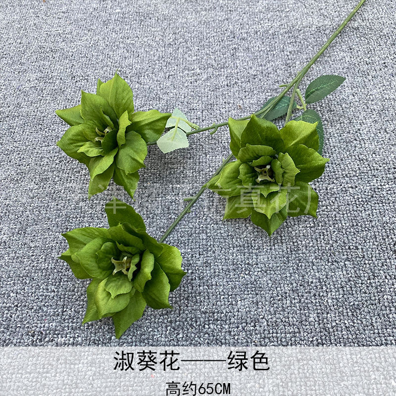 Flores de boda de alta calidad de flores de madera verde de bambú y lirio de pino masson de alta calidad