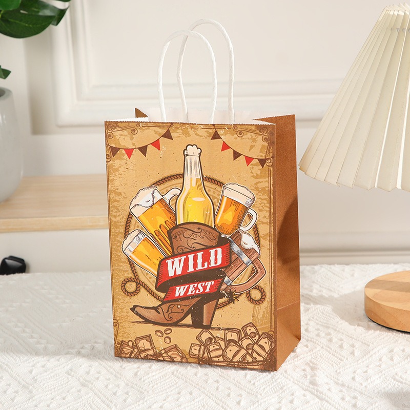 340-3【맥주】;크래프트지;21*15*8cm