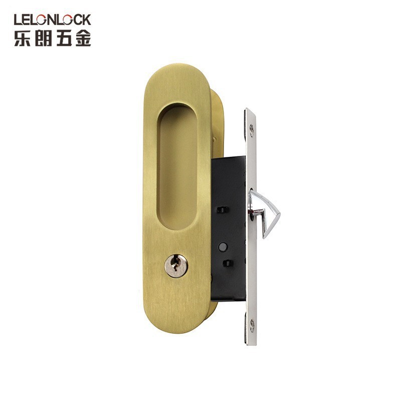 Acero inoxidable 304 bloqueo de puerta deslizante ovalada puerta deslizante de madera deslizante bloqueo de gancho de puerta deslizante incrustado bloqueo de gancho de puerta
