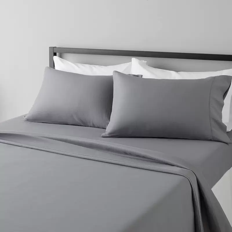 Bedding (Amazon) 4-Piece Set — Sheet, Pillowcase & Bedspread, Multiple Colors, Twin–King