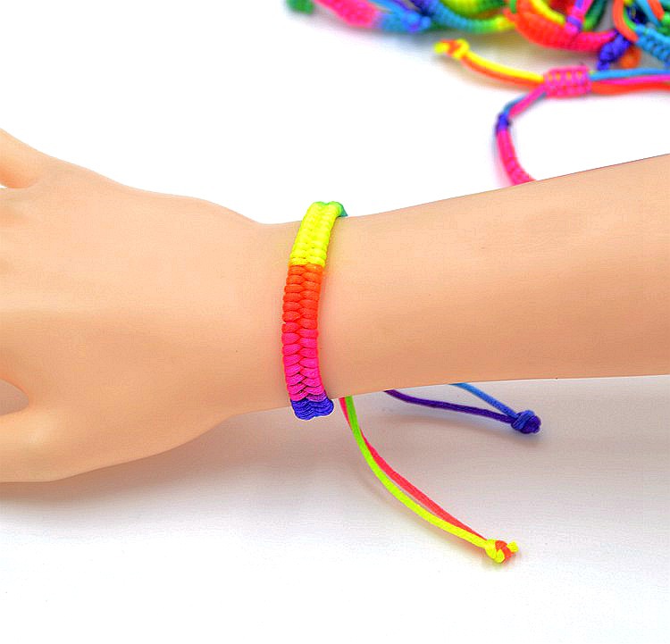 Плоская цветная веревка (1 корень